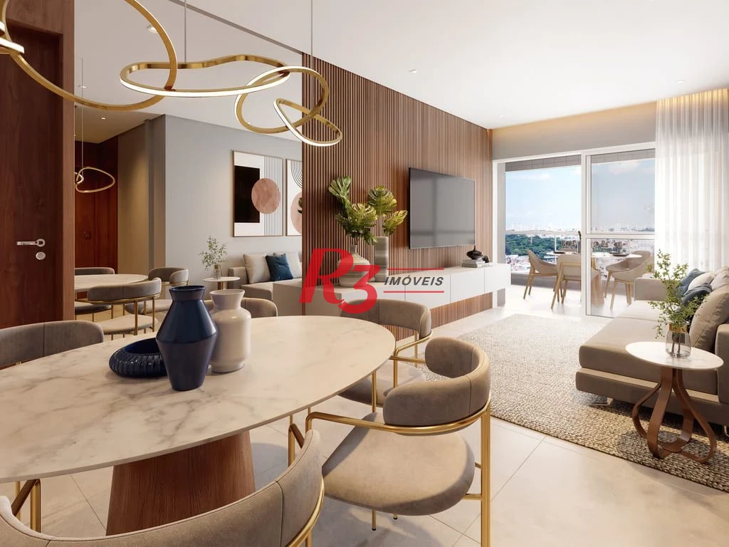 Apartamento à venda, 108 m² por R$ 1.540.000,00 - José Menino - Santos/SP
