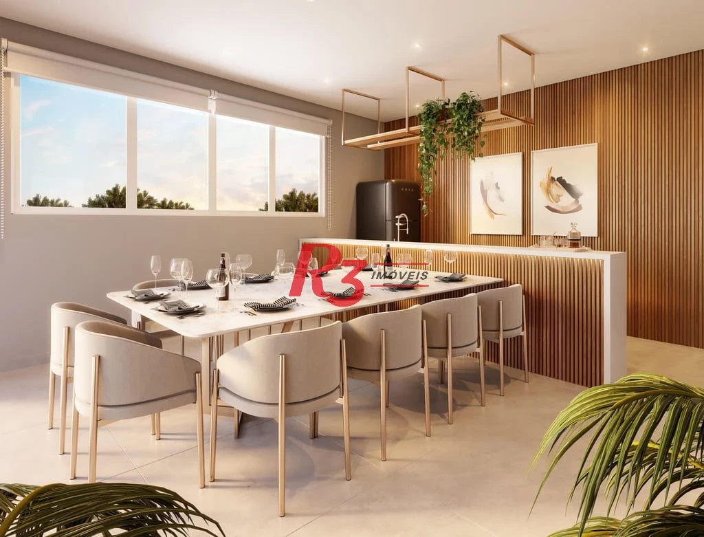 Apartamento à venda, 108 m² por R$ 1.540.000,00 - José Menino - Santos/SP