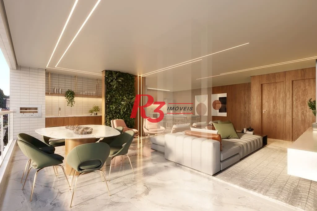 Apartamento à venda, 108 m² por R$ 1.540.000,00 - José Menino - Santos/SP