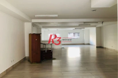 Sala para alugar, 160 m² por R$ 8.900,00/mês - Pompéia - Santos/SP