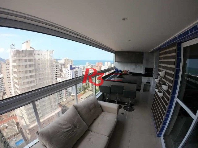 Apartamento com 3 dormitórios à venda, 153 m² por R$ 1.010.000,00 - Aviação - Praia Grande/SP