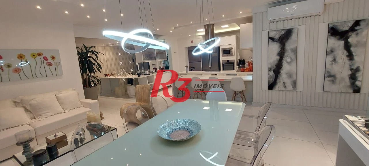 Apartamento Garden com 3 dormitórios à venda, 203 m² por R$ 3.180.000,00 - Gonzaga - Santos/SP