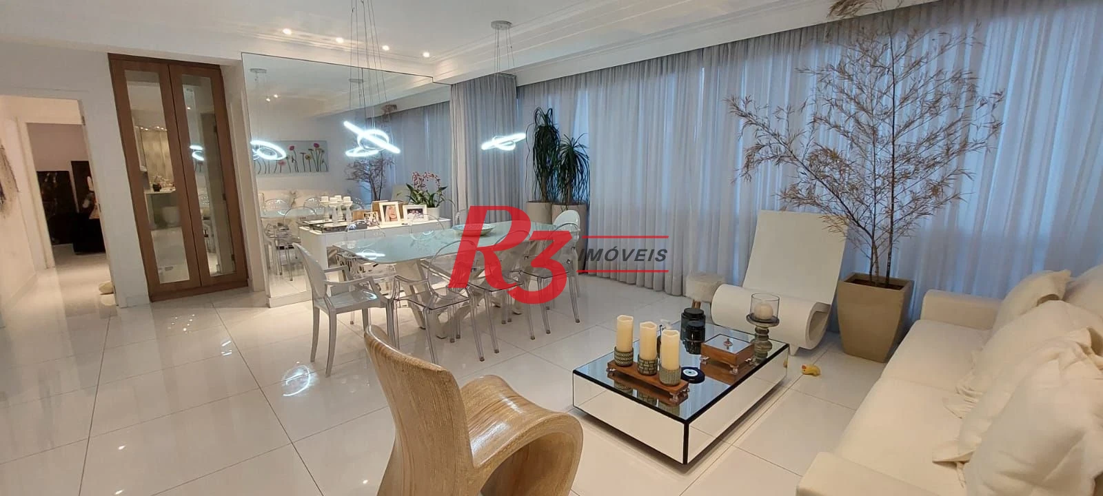 Apartamento Garden com 3 dormitórios à venda, 203 m² por R$ 3.180.000,00 - Gonzaga - Santos/SP