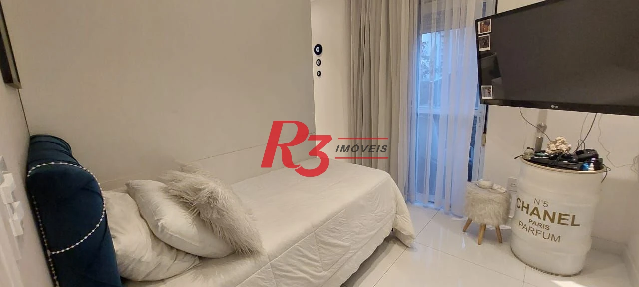 Apartamento Garden com 3 dormitórios à venda, 203 m² por R$ 3.180.000,00 - Gonzaga - Santos/SP