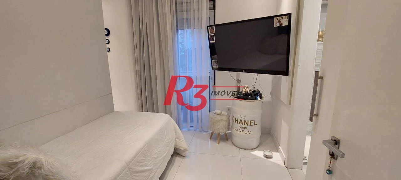 Apartamento Garden com 3 dormitórios à venda, 203 m² por R$ 3.180.000,00 - Gonzaga - Santos/SP