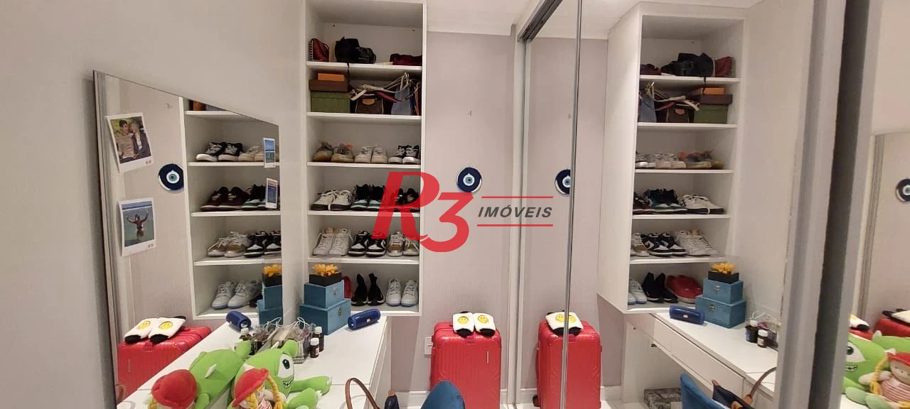 Apartamento Garden com 3 dormitórios à venda, 203 m² por R$ 3.180.000,00 - Gonzaga - Santos/SP