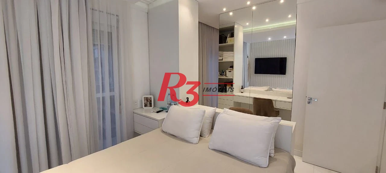 Apartamento Garden com 3 dormitórios à venda, 203 m² por R$ 3.180.000,00 - Gonzaga - Santos/SP