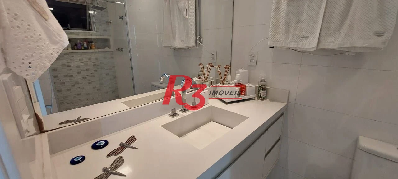 Apartamento Garden com 3 dormitórios à venda, 203 m² por R$ 3.180.000,00 - Gonzaga - Santos/SP