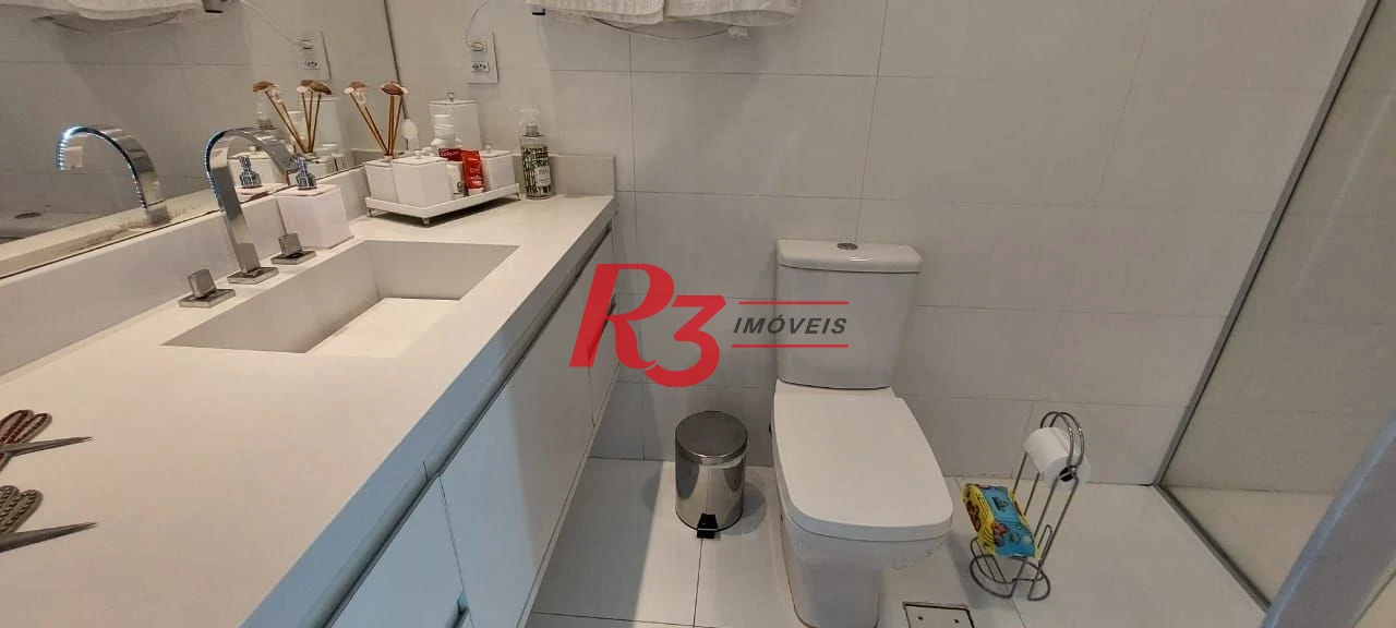 Apartamento Garden com 3 dormitórios à venda, 203 m² por R$ 3.180.000,00 - Gonzaga - Santos/SP