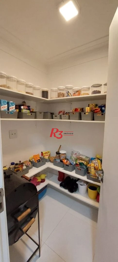 Apartamento Garden com 3 dormitórios à venda, 203 m² por R$ 3.180.000,00 - Gonzaga - Santos/SP
