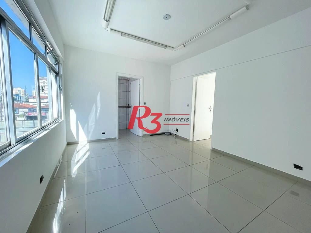 Sala para alugar, 48 m² por R$ 2.900,00/mês - Boqueirão - Santos/SP