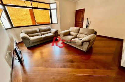 Apartamento com 3 dormitórios à venda, 117 m² por R$ 1.120.000,00 - Boqueirão - Santos/SP