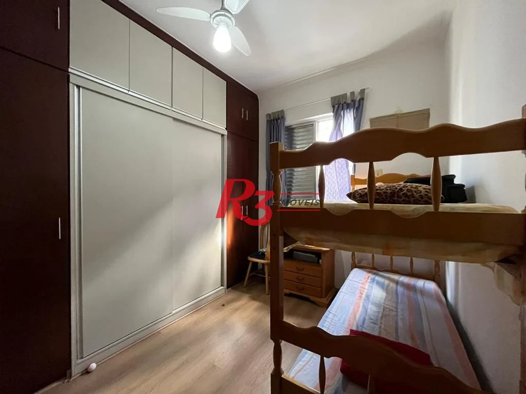 Apartamento com 2 dormitórios à venda, 66 m² por R$ 360.000,00 - José Menino - Santos/SP