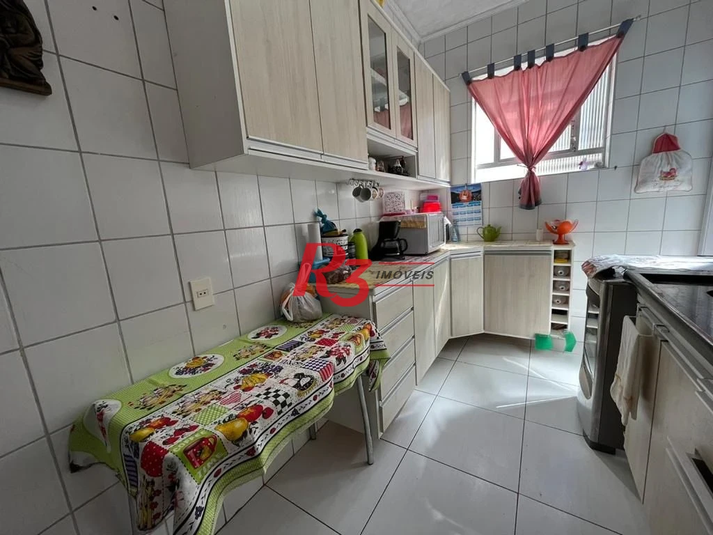 Apartamento com 2 dormitórios à venda, 66 m² por R$ 360.000,00 - José Menino - Santos/SP