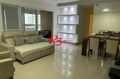 Apartamento com 3 dormitórios à venda, 103 m² por R$ 980.000,00 - Ponta da Praia - Santos/SP