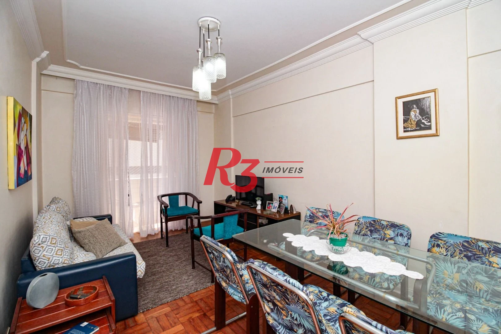 Apartamento com 3 dormitórios à venda, 100 m² por R$ 725.000 - Pompéia - Santos/SP