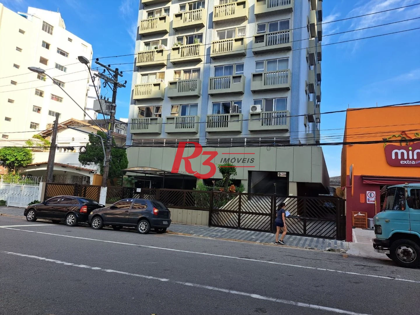Apartamento com 2 dormitórios à venda, 85 m² por R$ 380.000,00 - Centro - São Vicente/SP