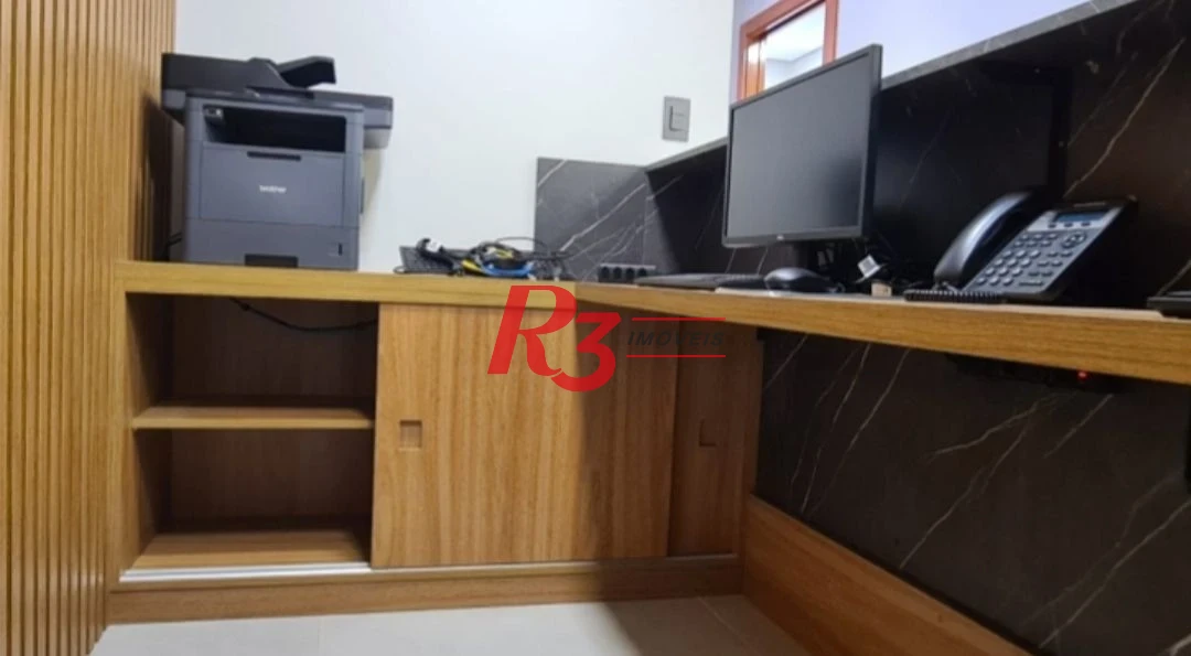 Sala, 52 m² - venda por R$ 480.000,00 ou aluguel por R$ 6.420,00/mês - Marapé - Santos/SP