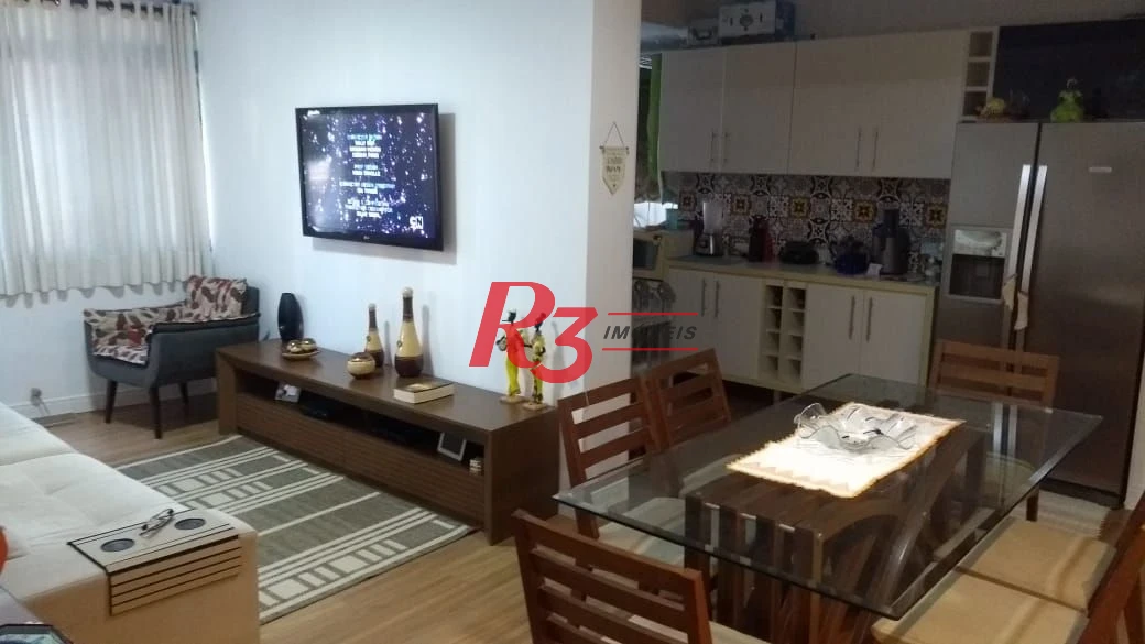 Apartamento à venda, 72 m² por R$ 469.000,00 - Embaré - Santos/SP