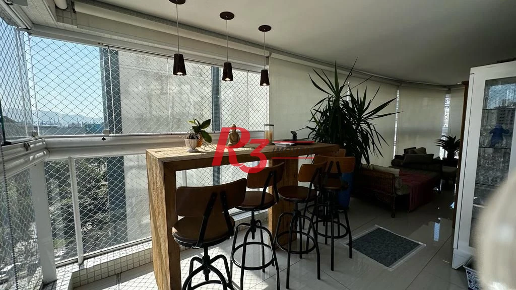 Apartamento com 4 dormitórios à venda, 254 m² por R$ 4.780.000,00 - Aparecida - Santos/SP