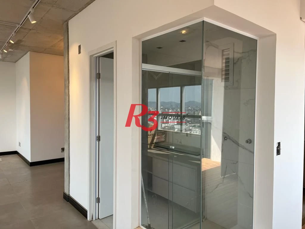 Apartamento com 1 dormitório, 70 m² - venda por R$ 1.150.000,00 ou aluguel por R$ 9.000,00/mês - Embaré - Santos/SP