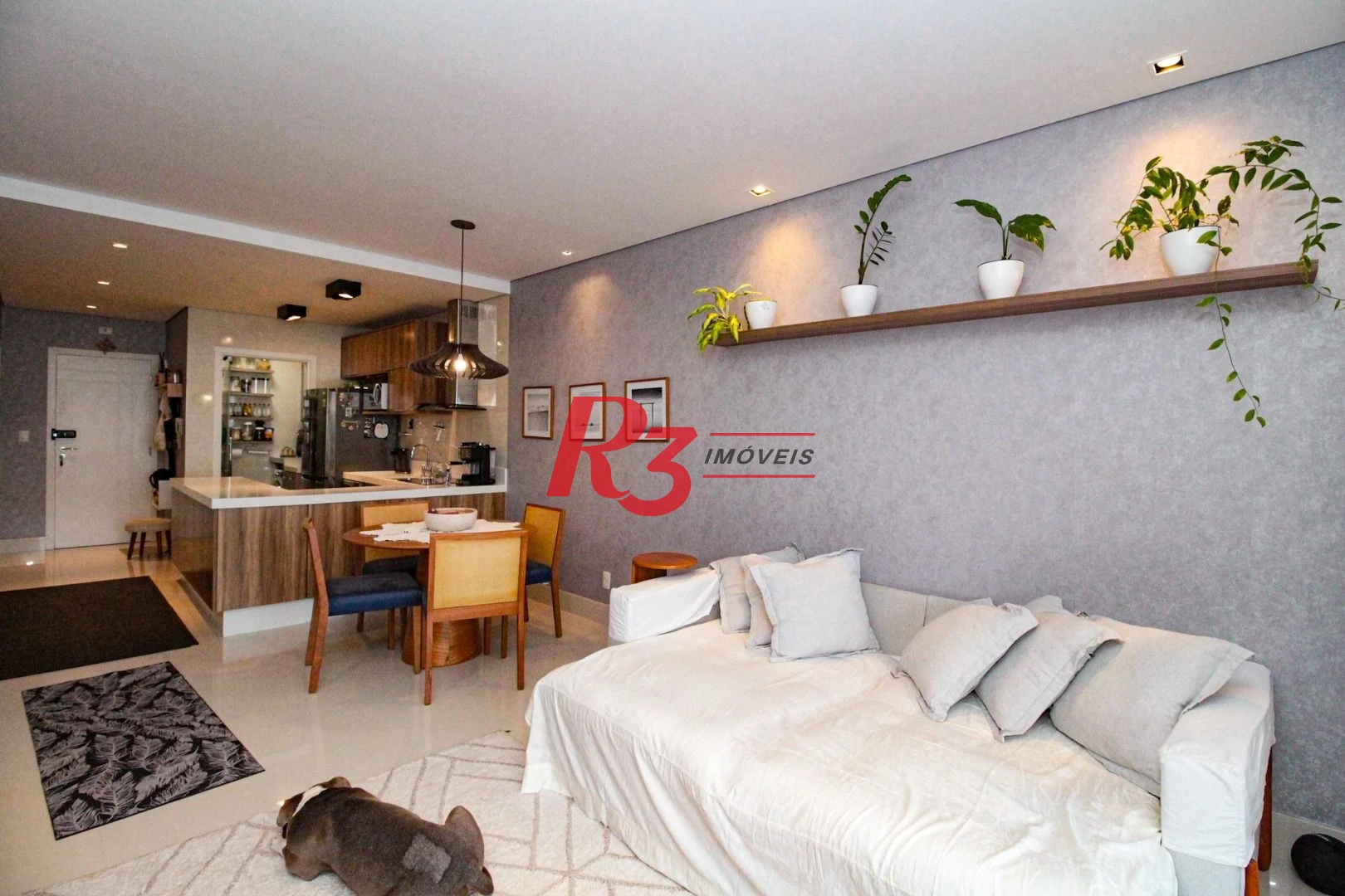 Apartamento com 1 suíte à venda, 104 m² por R$ 1.710.000 - Aparecida - Santos/SP