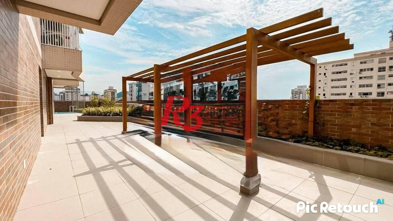 Apartamento com 1 dormitório à venda, 40 m² por R$ 590.000,00 - Campo Grande - Santos/SP