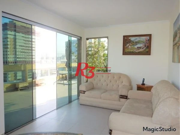 Cobertura com 3 dormitórios à venda, 258 m² por R$ 1.700.000,00 - Gonzaga - Santos/SP