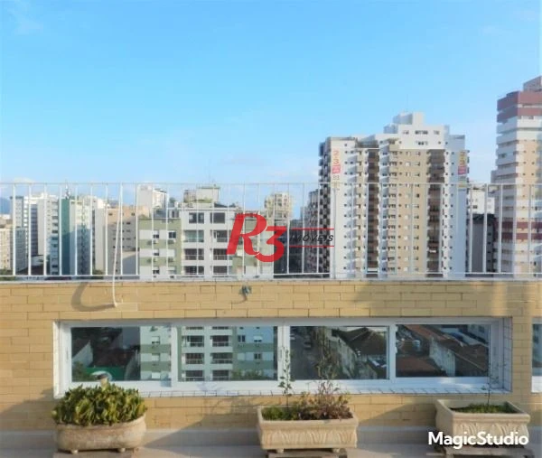 Cobertura com 3 dormitórios à venda, 258 m² por R$ 1.700.000,00 - Gonzaga - Santos/SP