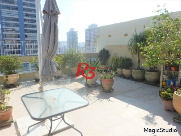 Cobertura com 3 dormitórios à venda, 258 m² por R$ 1.700.000,00 - Gonzaga - Santos/SP