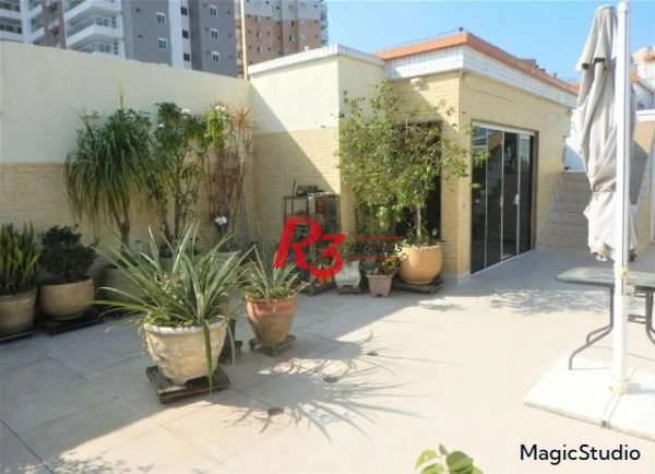 Cobertura com 3 dormitórios à venda, 258 m² por R$ 1.700.000,00 - Gonzaga - Santos/SP