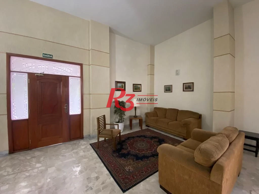 Apartamento com 1 dormitório à venda, 55 m² por R$ 445.000,00 - Boqueirão - Santos/SP