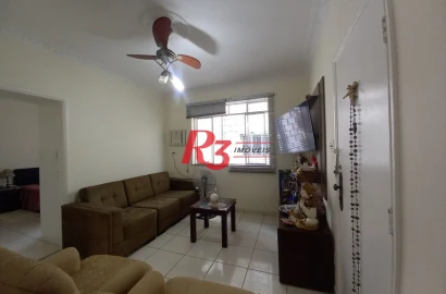 Apartamento com 2 dormitórios à venda, 60 m² por R$ 380.000,00 - Vila Matias - Santos/SP