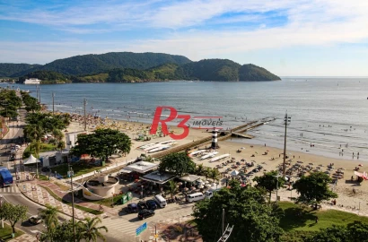 Apartamento com 3 dormitórios à venda, 160 m² por R$ 970.000,00 - Aparecida - Santos/SP