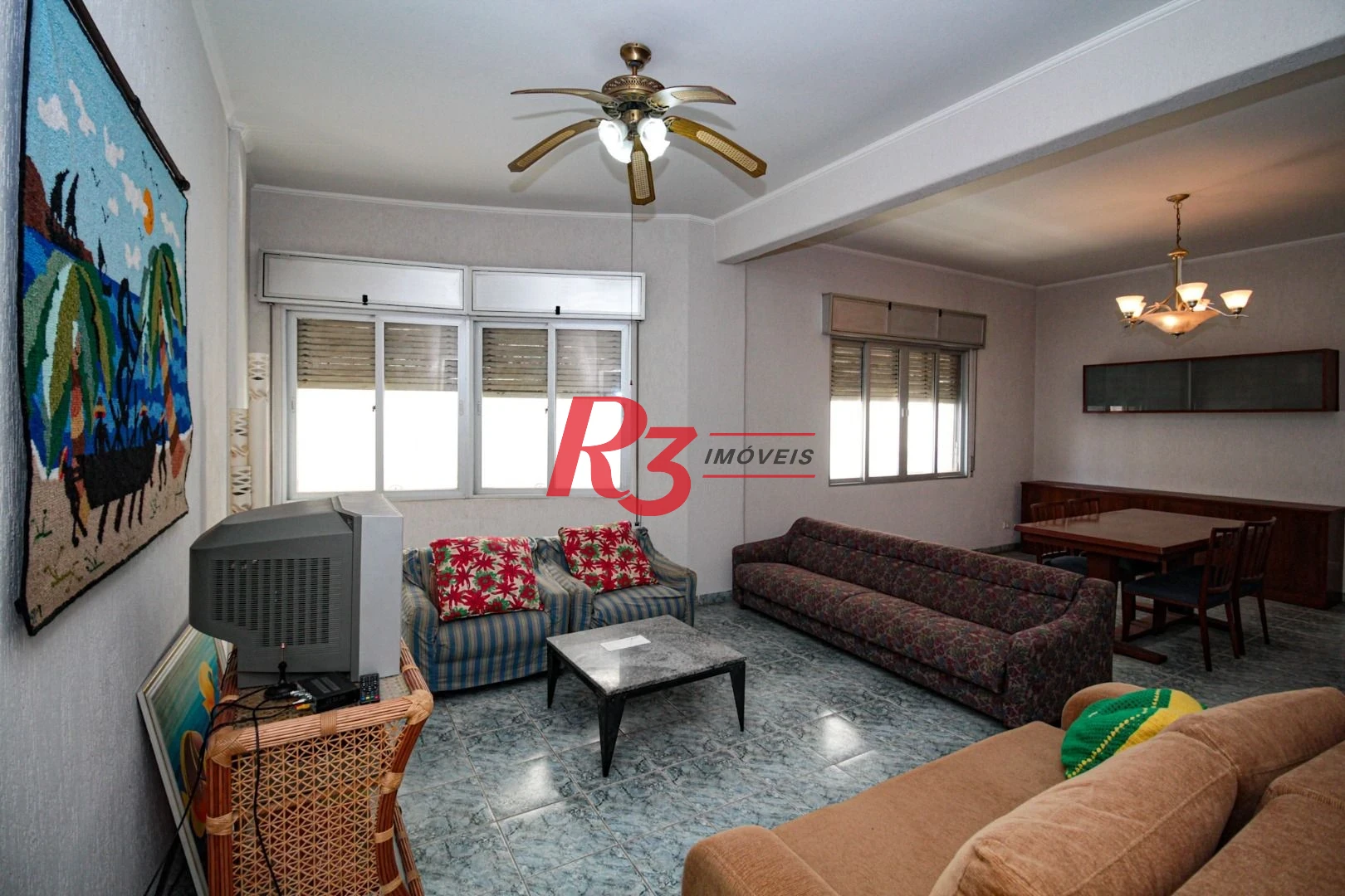Apartamento com 3 dormitórios à venda, 160 m² por R$ 970.000,00 - Aparecida - Santos/SP