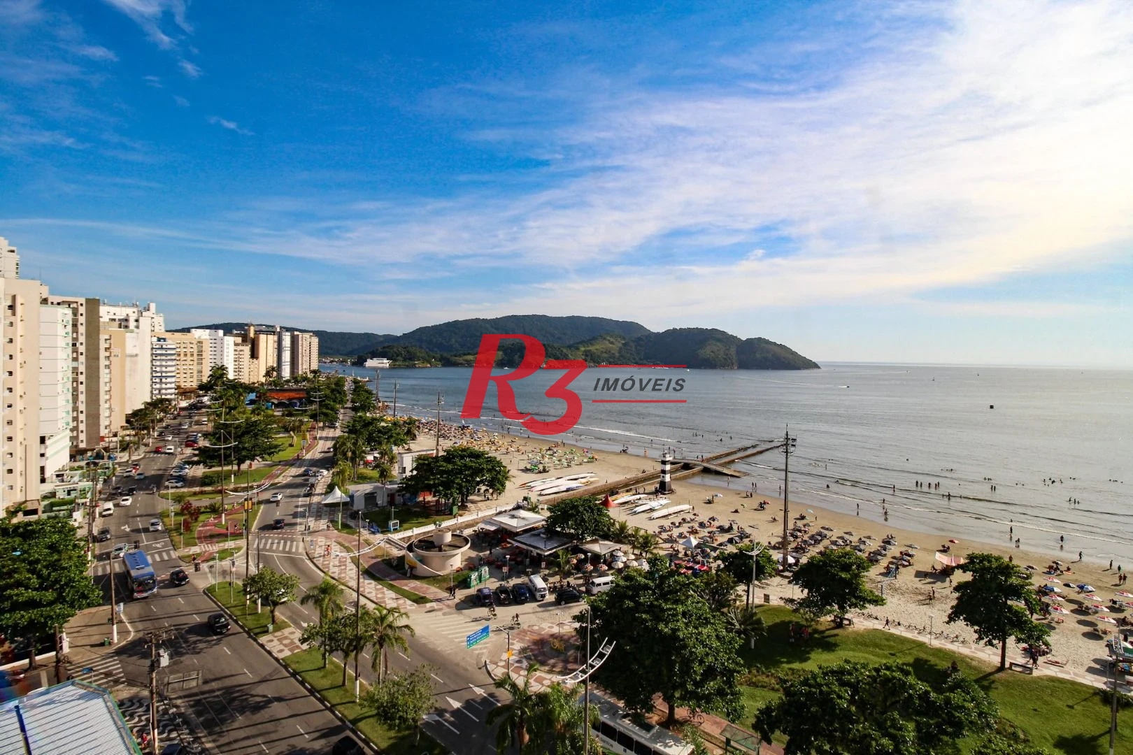 Apartamento com 3 dormitórios à venda, 160 m² por R$ 970.000,00 - Aparecida - Santos/SP
