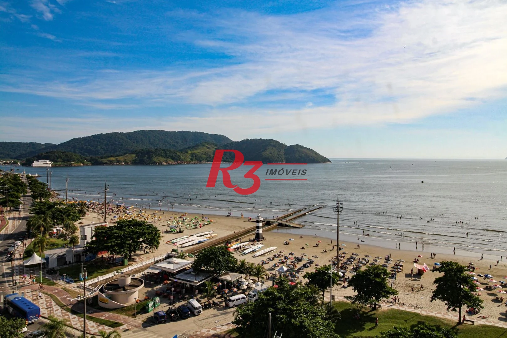 Apartamento com 3 dormitórios à venda, 160 m² por R$ 970.000,00 - Aparecida - Santos/SP