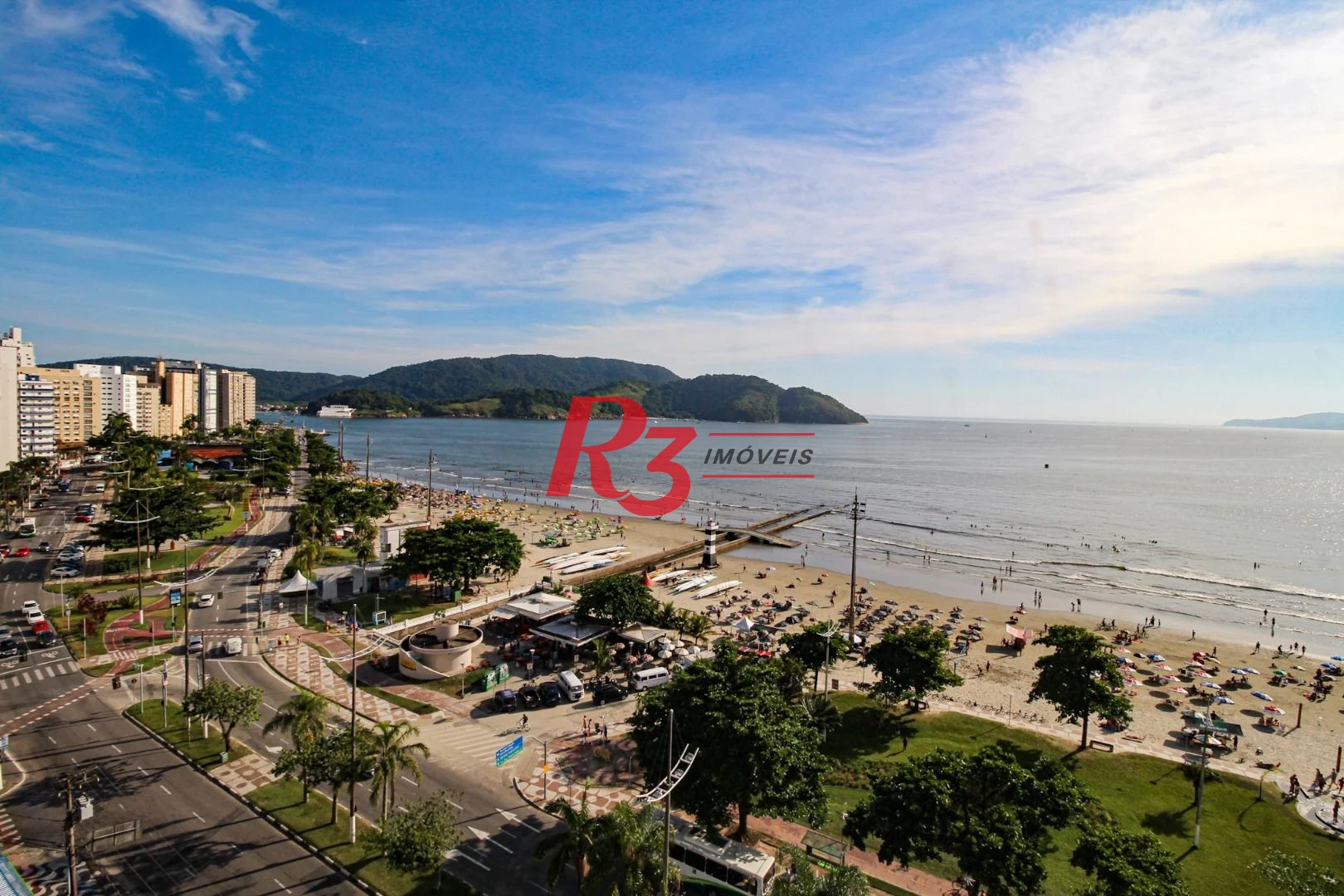 Apartamento com 3 dormitórios à venda, 160 m² por R$ 970.000,00 - Aparecida - Santos/SP