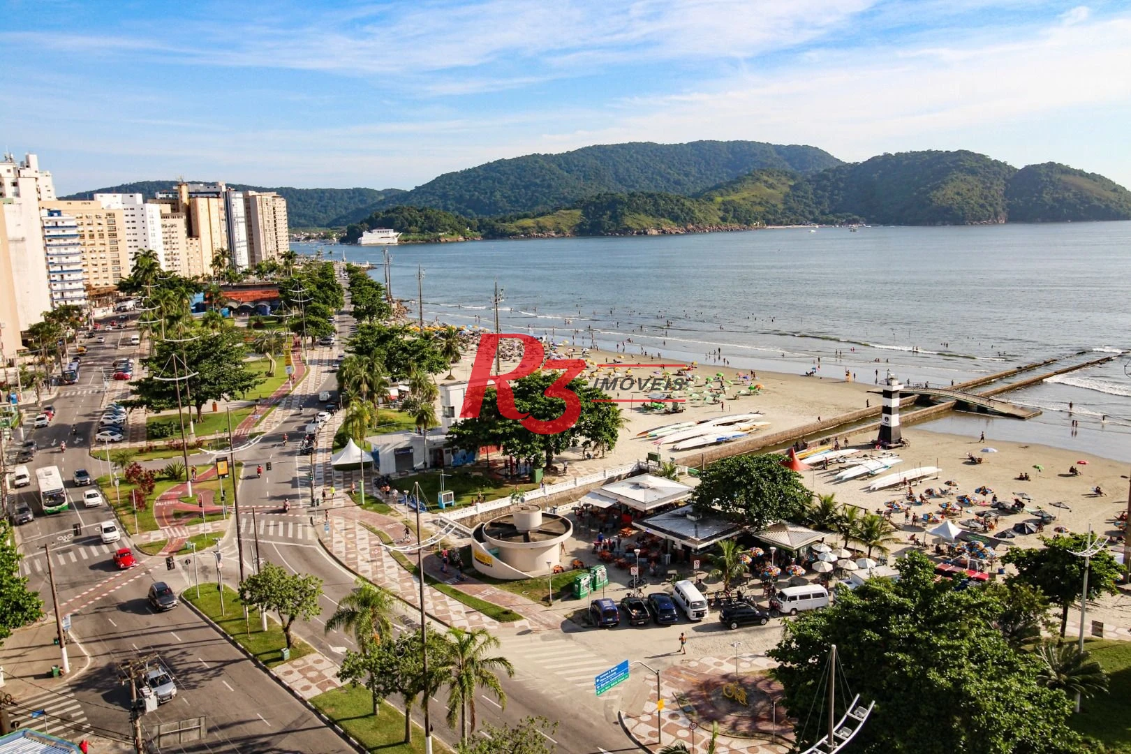 Apartamento com 3 dormitórios à venda, 160 m² por R$ 970.000,00 - Aparecida - Santos/SP