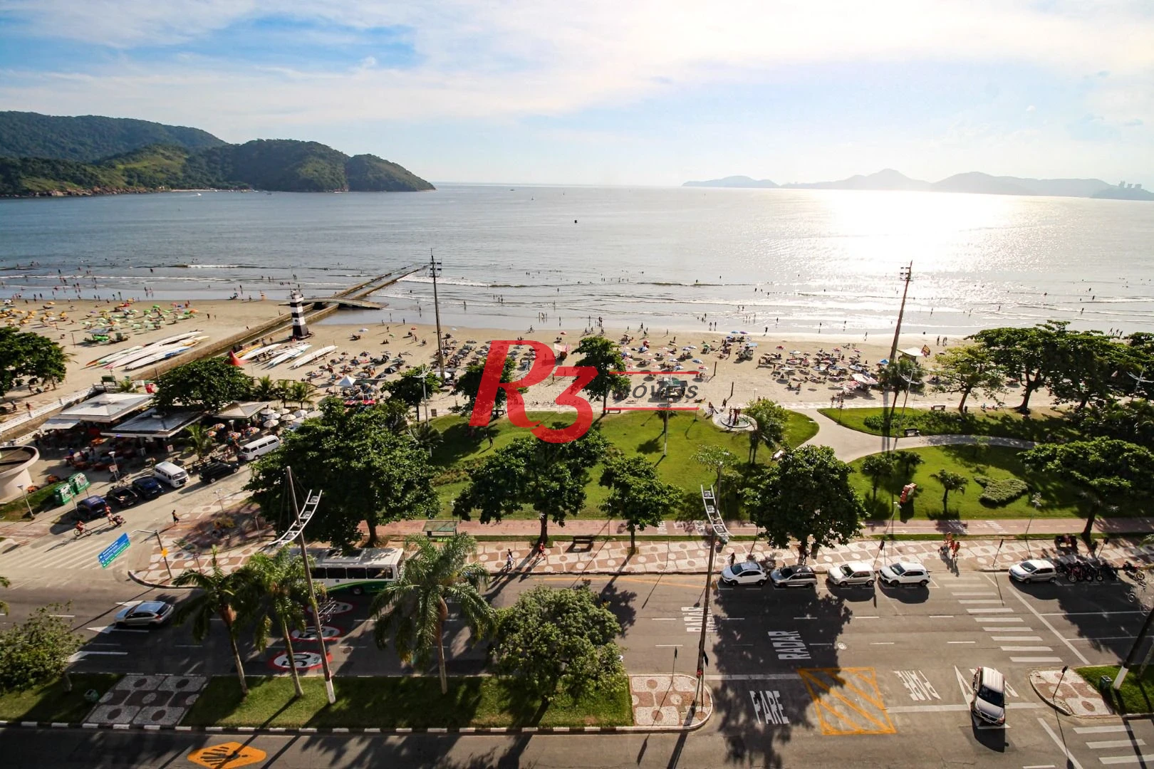 Apartamento com 3 dormitórios à venda, 160 m² por R$ 970.000,00 - Aparecida - Santos/SP