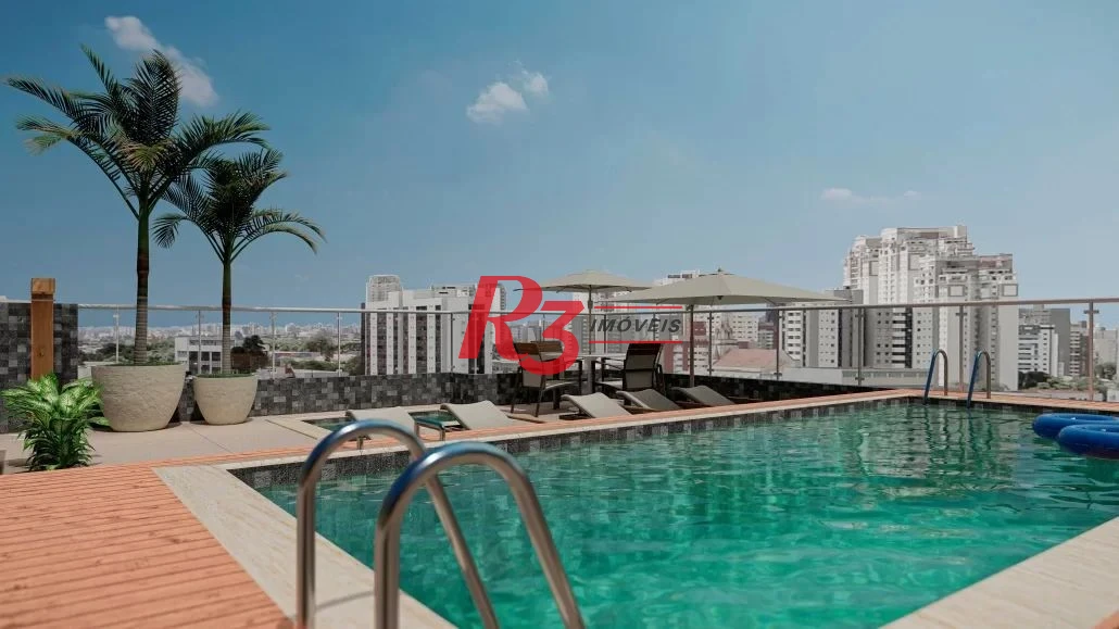 Apartamento com 2 dormitórios à venda, 55 m² - Campo Grande - Santos/SP