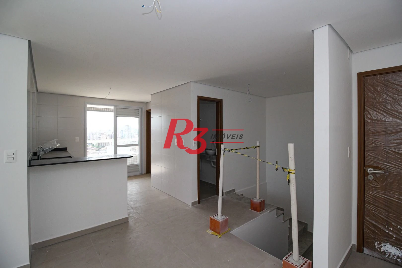 Apartamento Duplex com 3 dormitórios à venda, 162 m² por R$ 1.791.570,00 - Boqueirão - Santos/SP