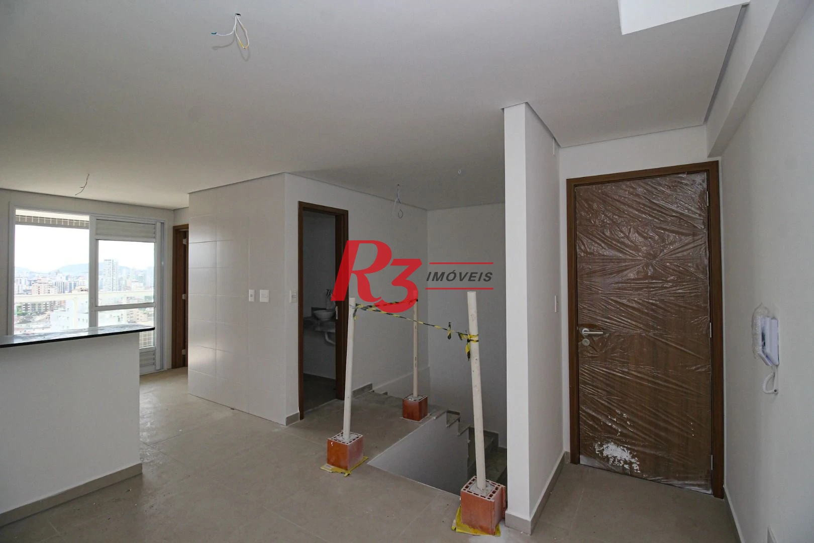 Apartamento Duplex com 3 dormitórios à venda, 162 m² por R$ 1.791.570,00 - Boqueirão - Santos/SP