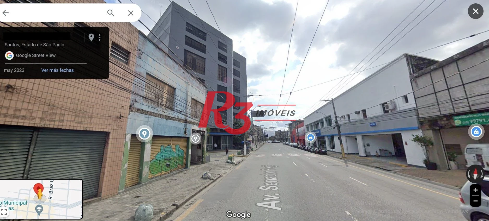 Terreno para alugar, 1030 m² por R$ 25.000,00/mês - Centro - Santos/SP