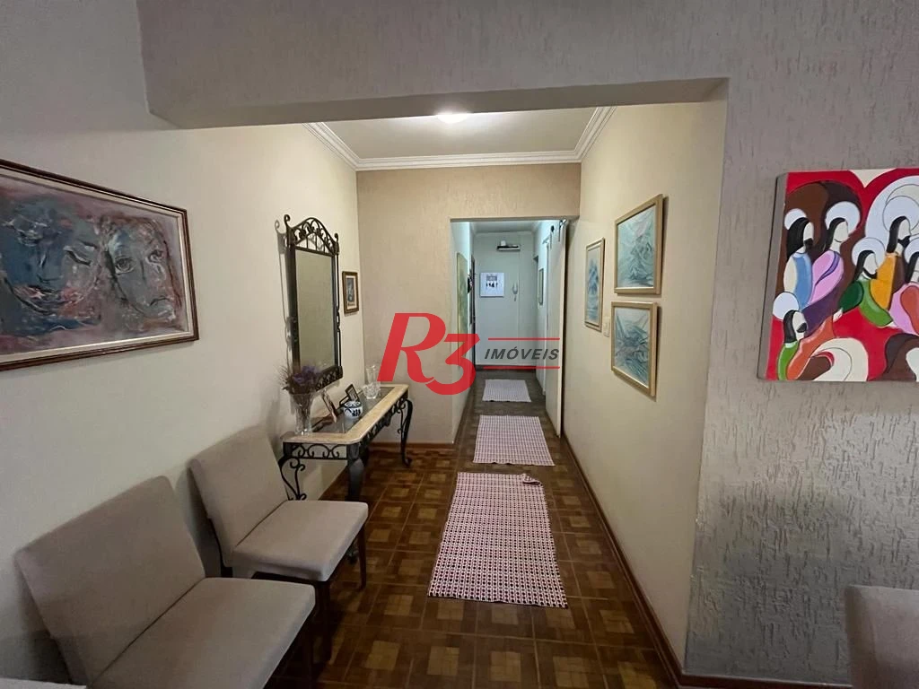 Apartamento com 3 dormitórios à venda, 162 m² por R$ 980.000,00 - Gonzaga - Santos/SP