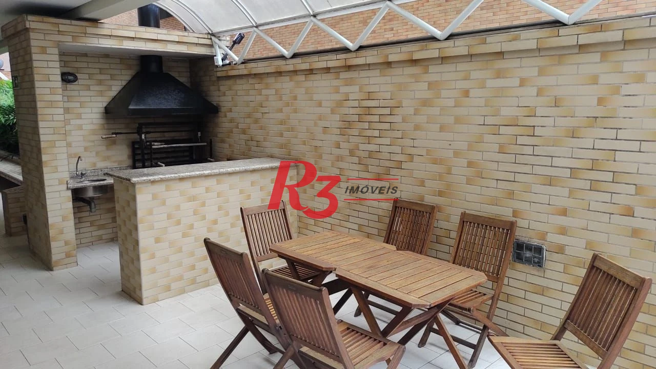 Apartamento Garden com 3 dormitórios à venda, 205 m² por R$ 2.290.000,00 - Gonzaga - Santos/SP