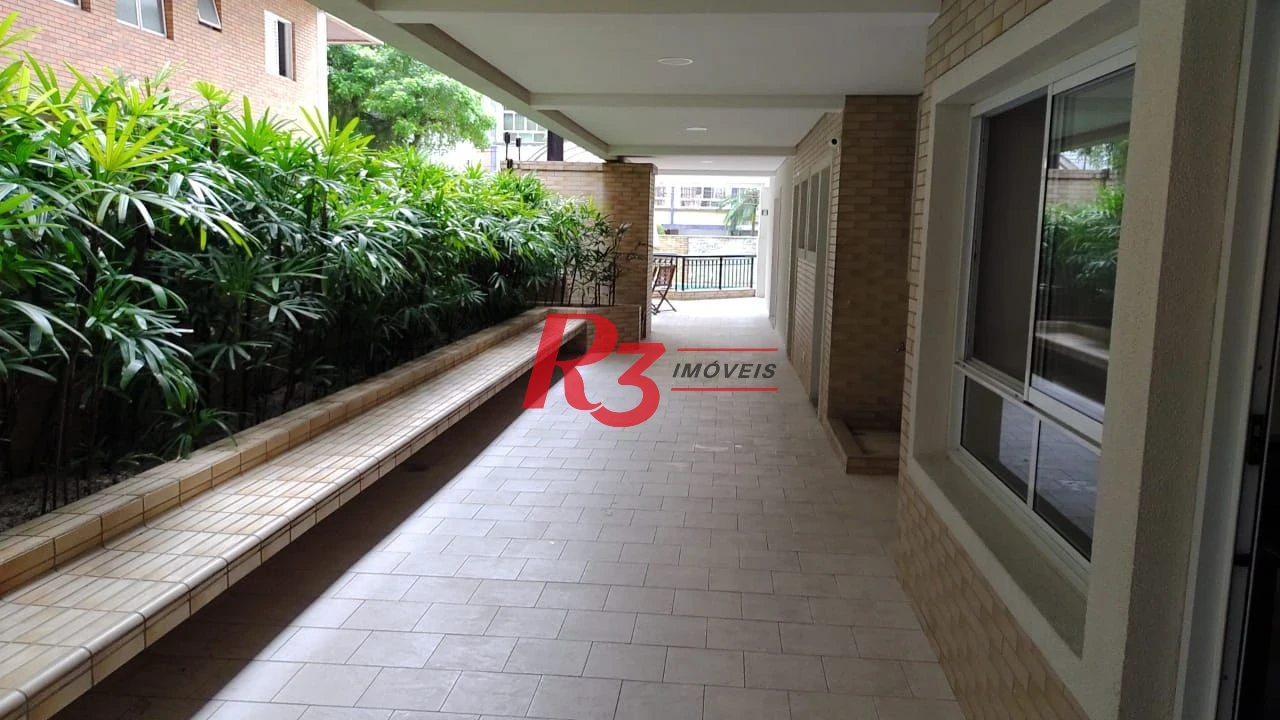 Apartamento Garden com 3 dormitórios à venda, 205 m² por R$ 2.290.000,00 - Gonzaga - Santos/SP