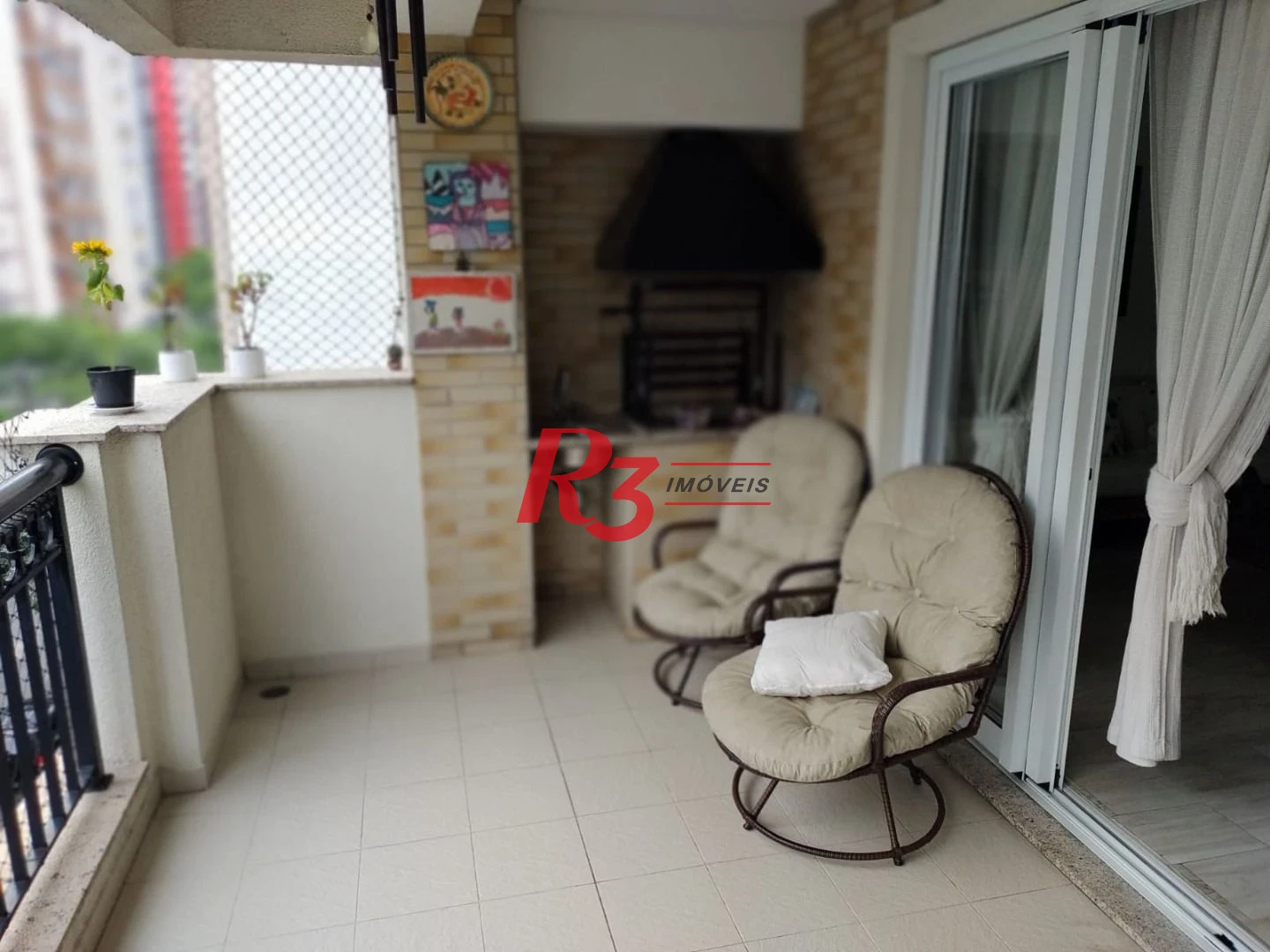 Apartamento Garden com 3 dormitórios à venda, 205 m² por R$ 2.290.000,00 - Gonzaga - Santos/SP
