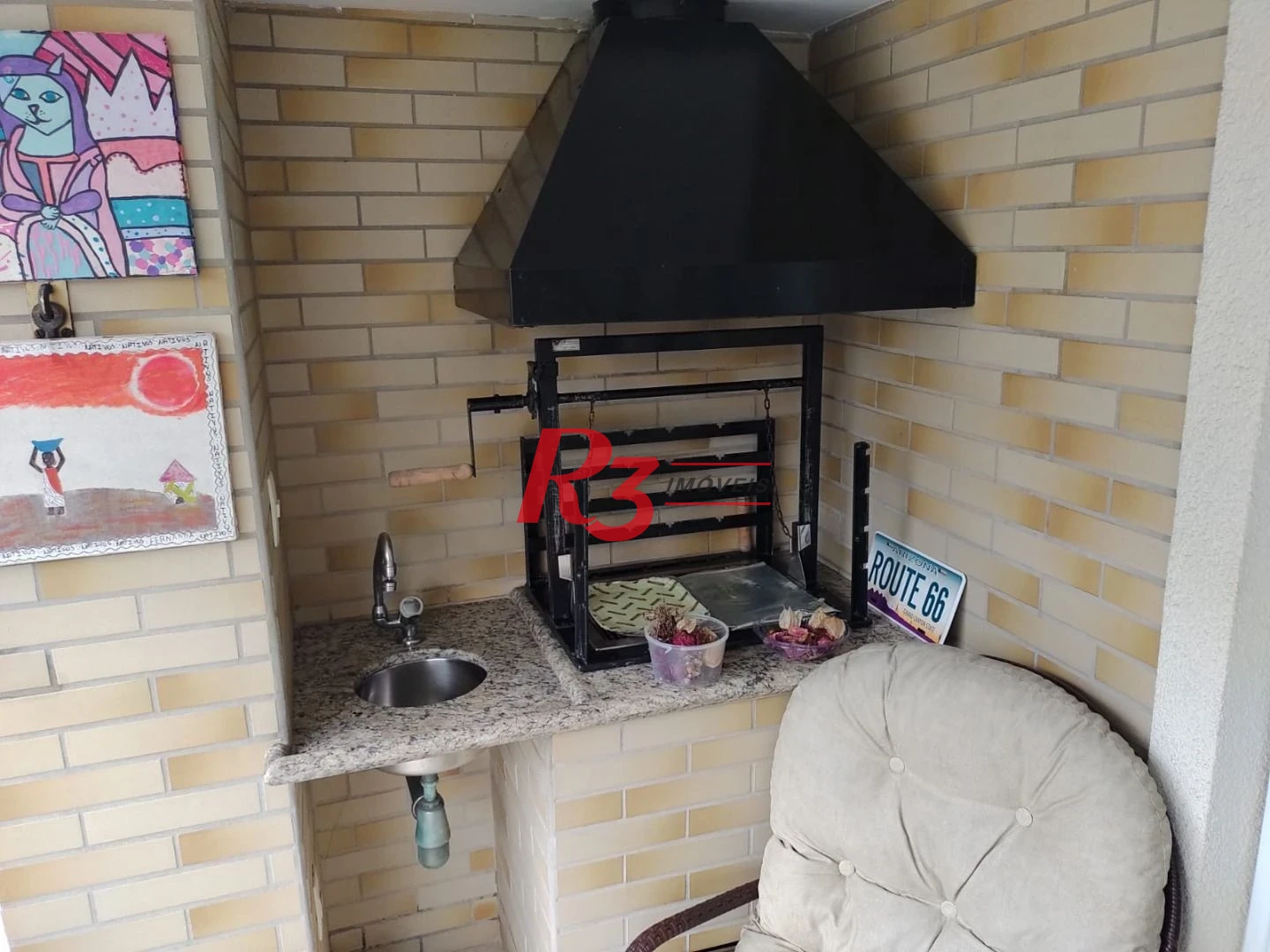Apartamento Garden com 3 dormitórios à venda, 205 m² por R$ 2.290.000,00 - Gonzaga - Santos/SP