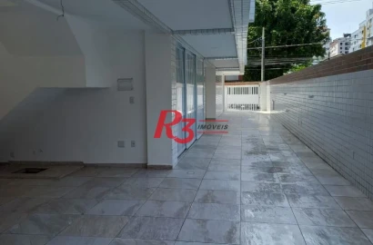 Village com 2 dormitórios à venda, 103 m² por R$ 680.000,00 - Campo Grande - Santos/SP